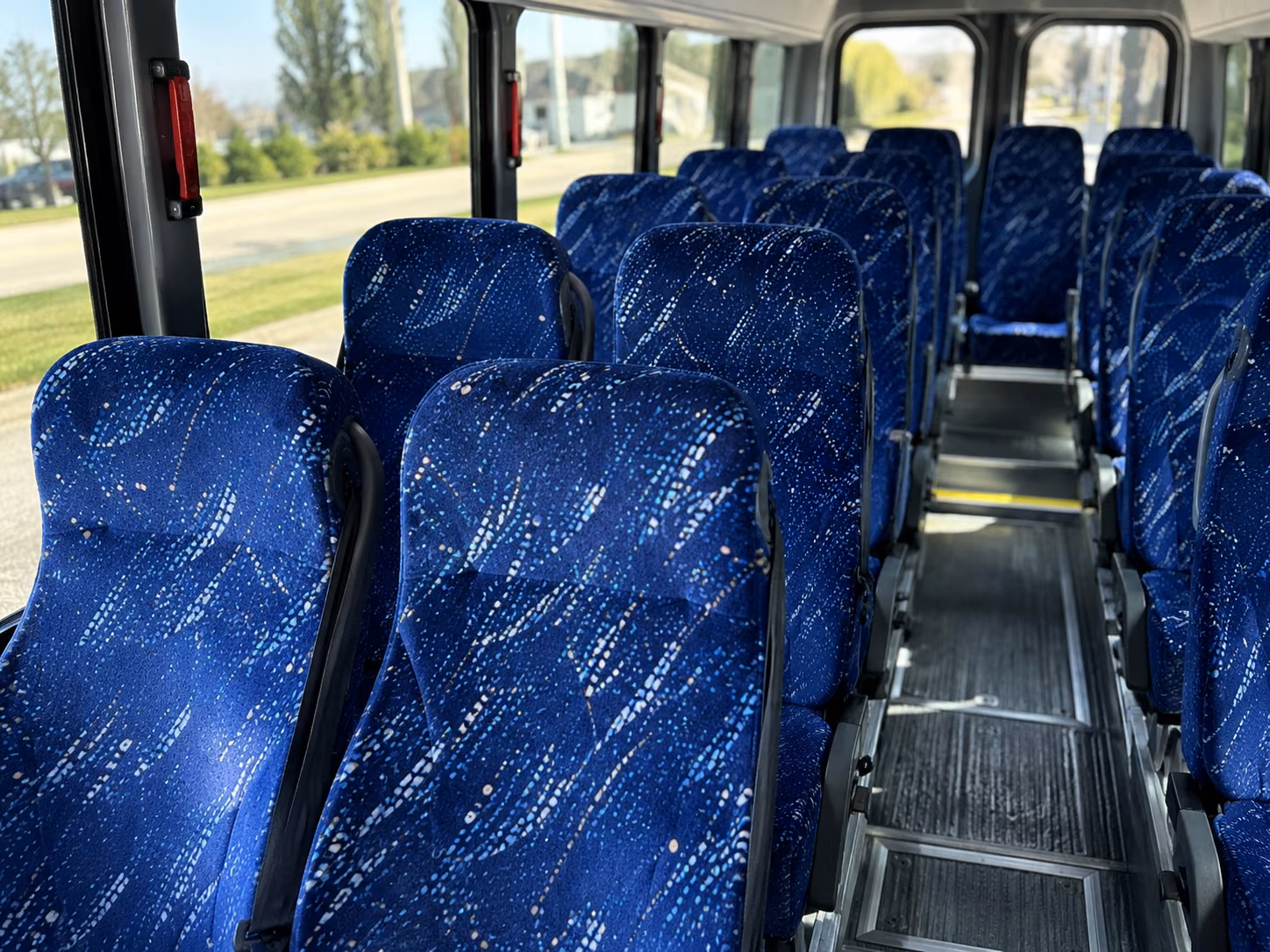fresno 20 passenger minibus inside
