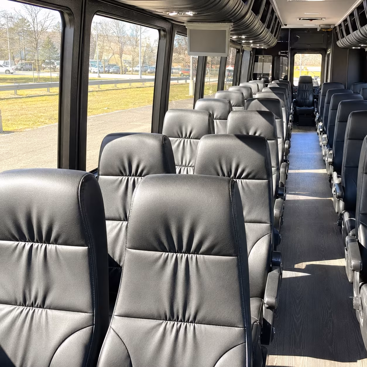 fresno 25 passenger minibus interior