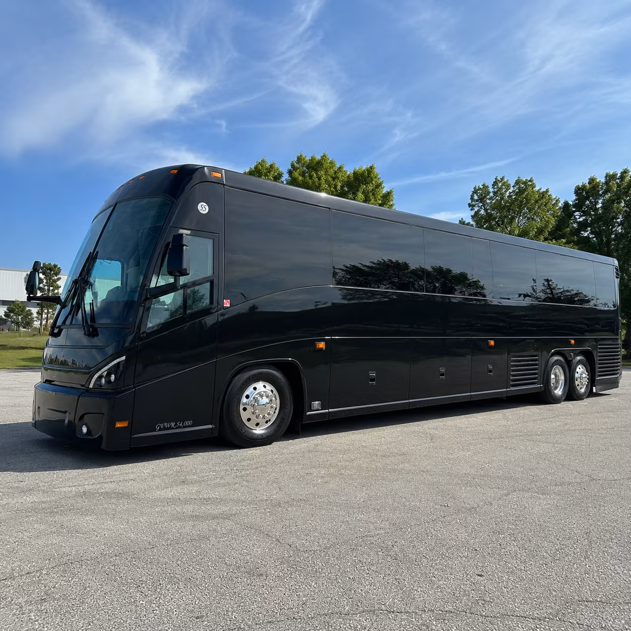 fresno 47 passenger charter bus