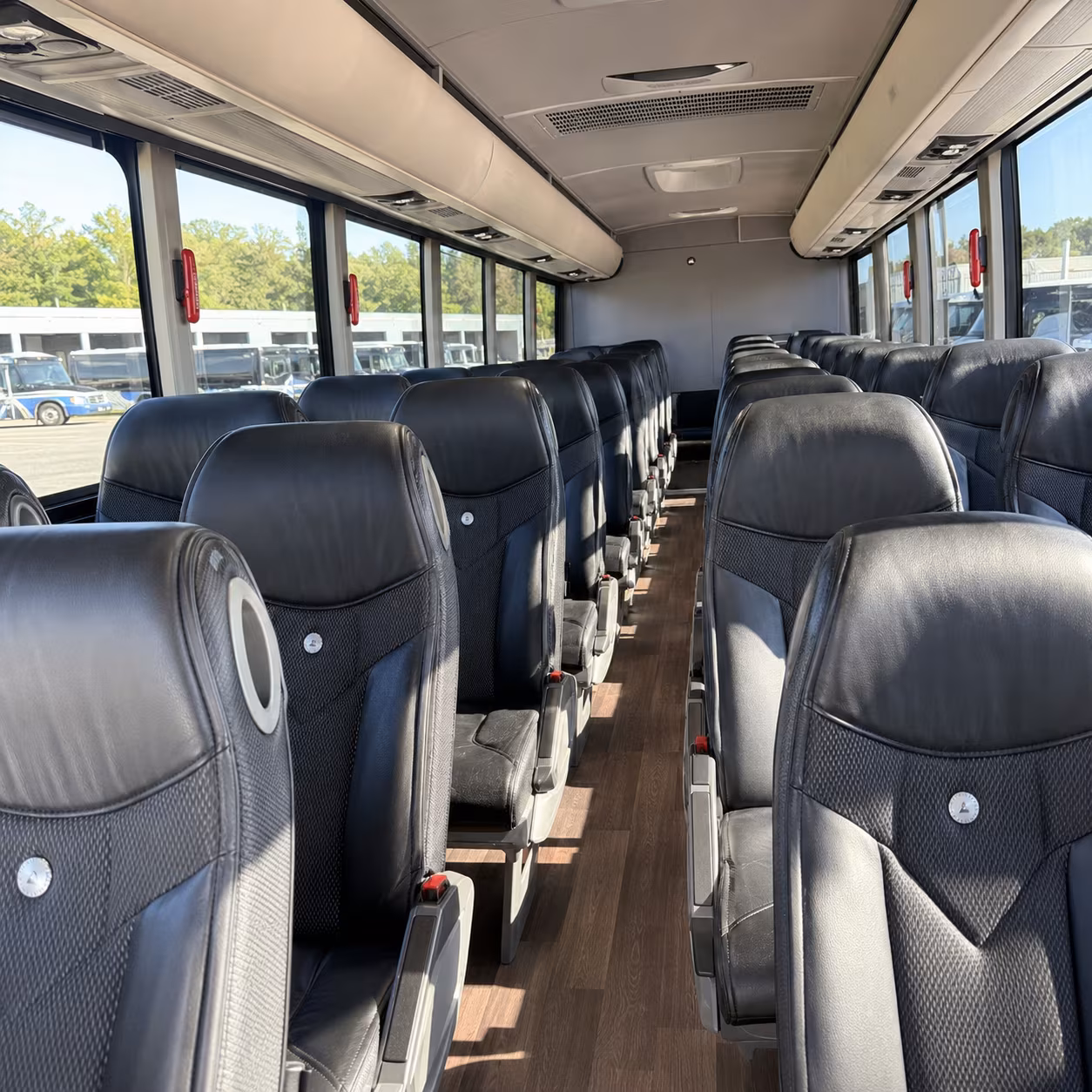 fresno charter bus interior