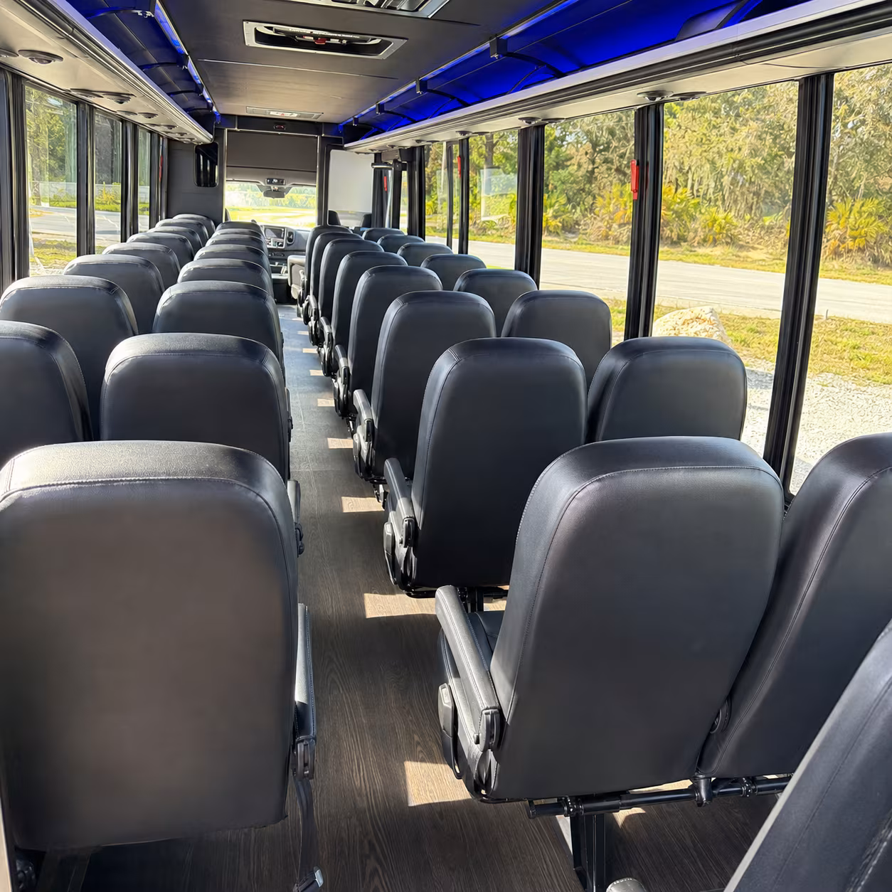 fresno corporate transportation onboard seating