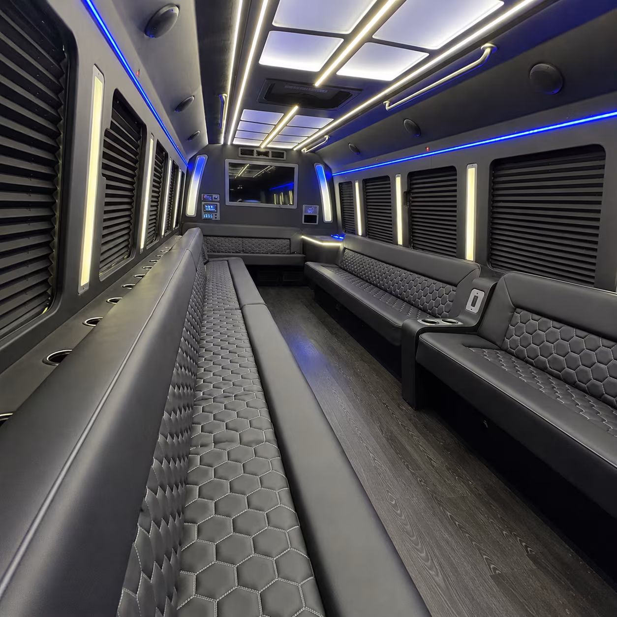 fresno party bus inside