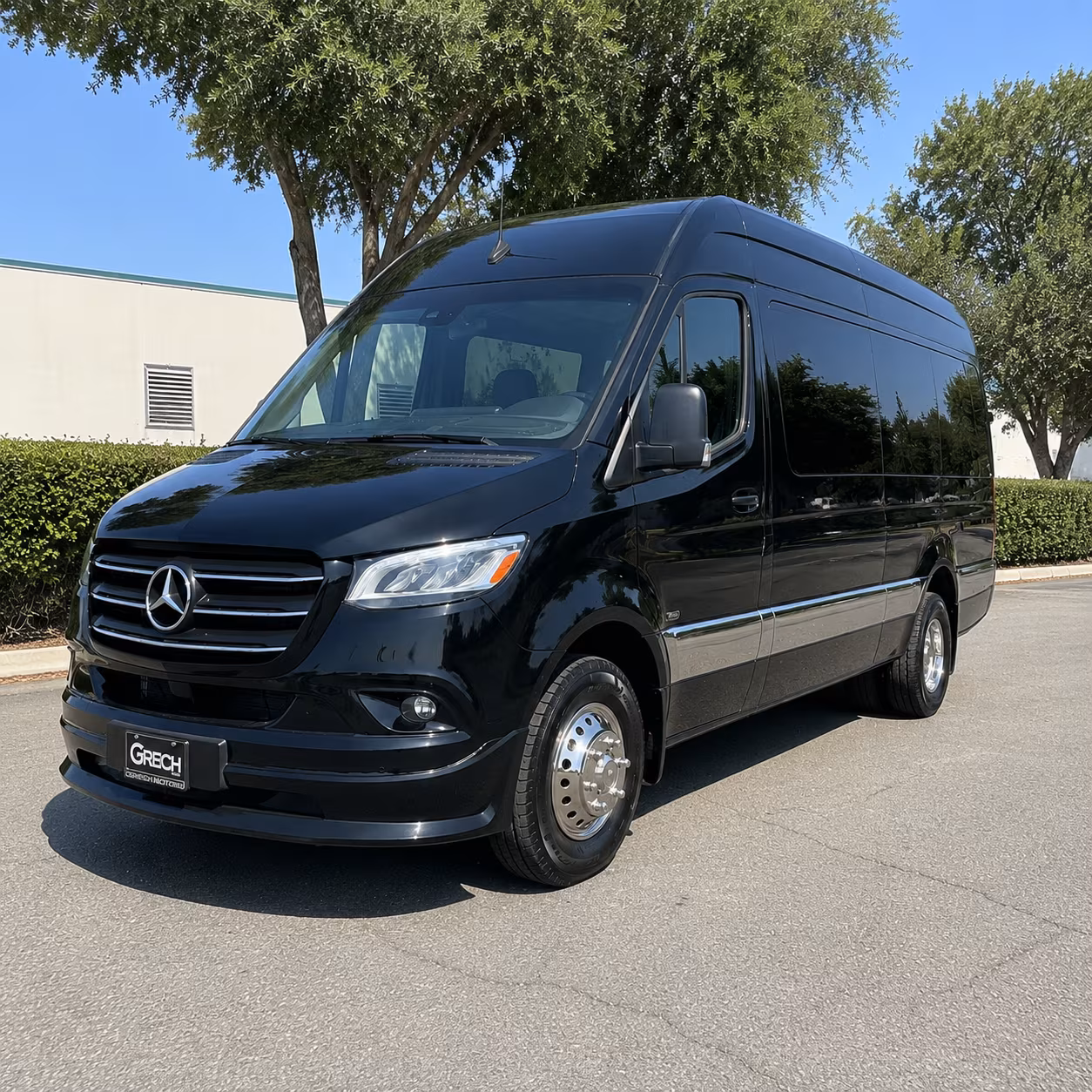 fresno sprinter van with driver