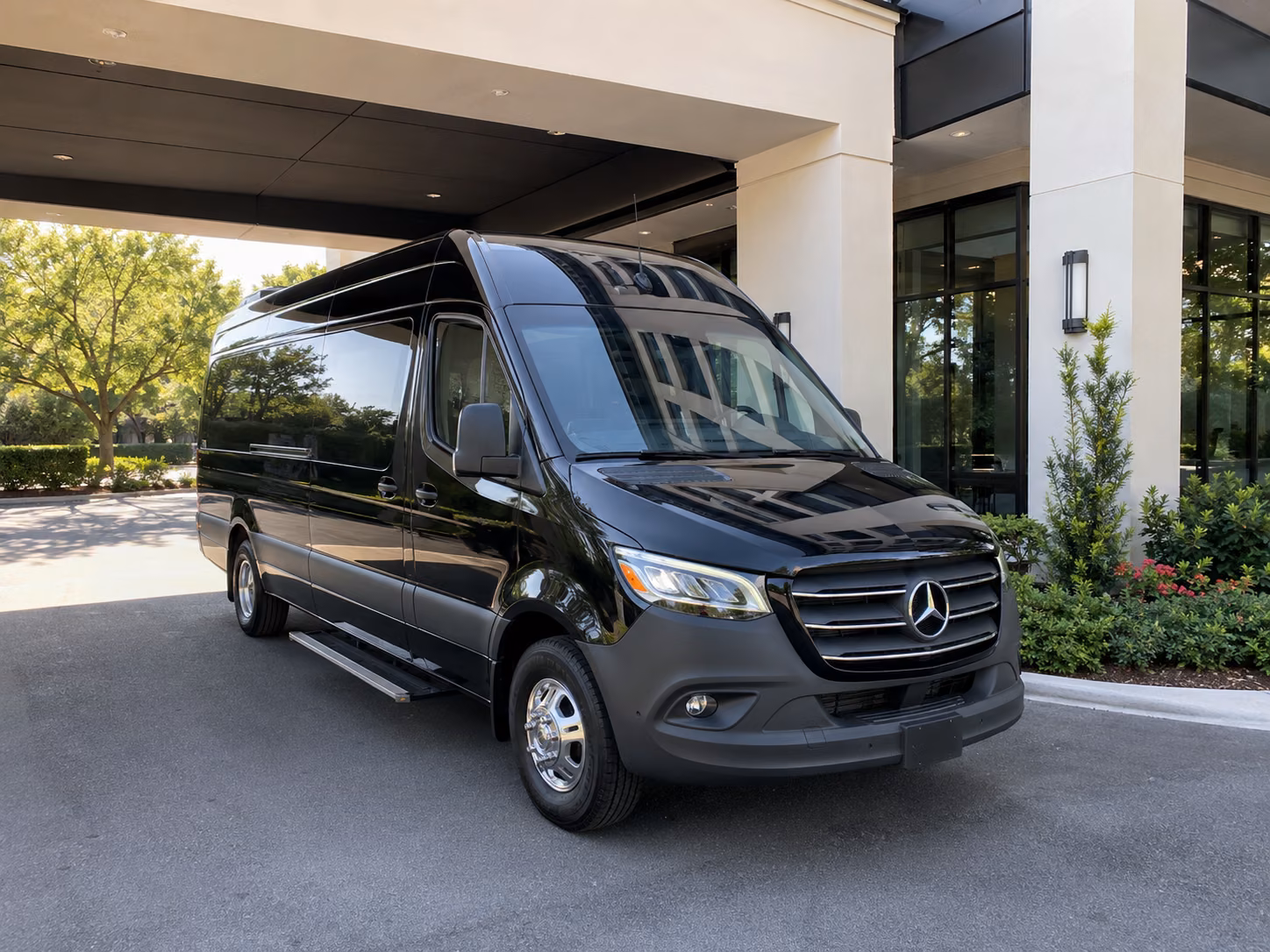 sprinter vans and minibuses for small corporate groups in fresno